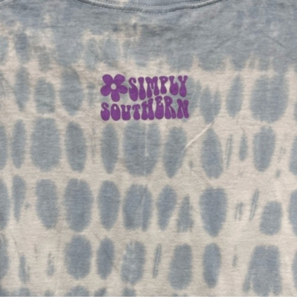 NWT Simply Southern Worry Less Pray Hard Smile More' Short Sleeve Tshirt‎ XXL - Picture 3 of 5